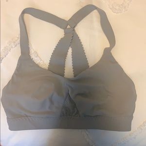 Athleta grey sports bra